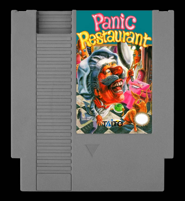 

8bit game card : Panic Restaurant ( NES Version!! cartridge ONLY!! )