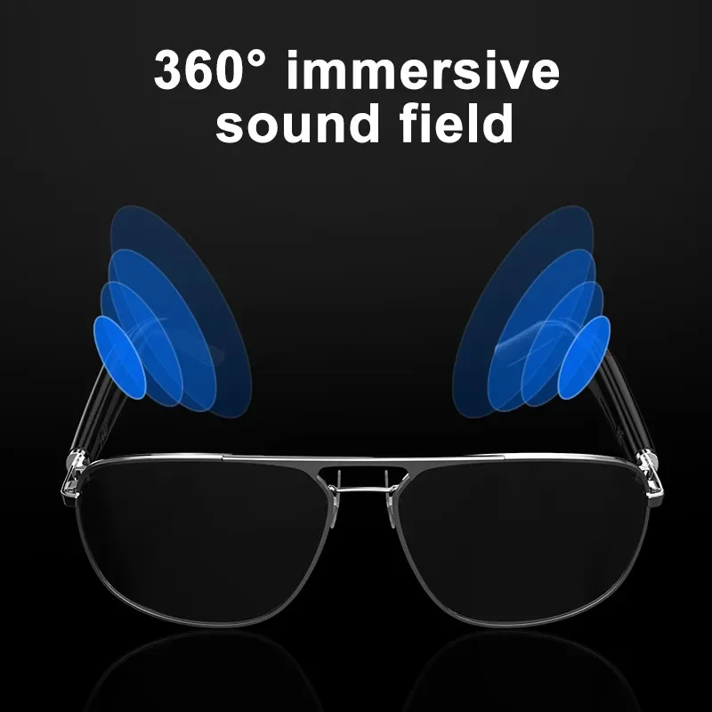 Lunettes de soleil intelligentes avec contrôle de la caméra, audio HD, Bluetooth, appel, assistant vocal, écouter de la musique, écouteurs, sports intelligents, lunettes de soleil polarisées, nouveau