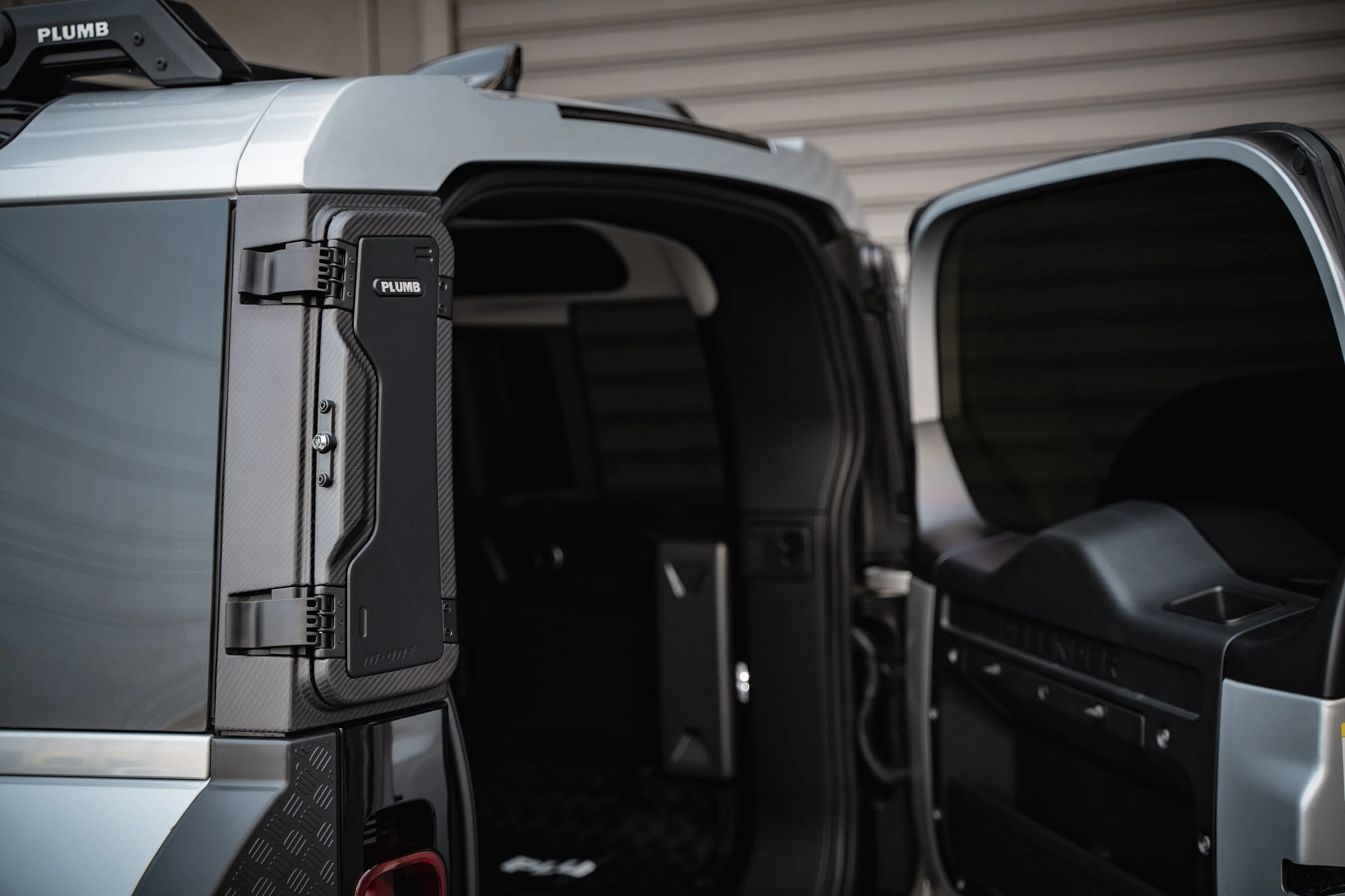 Plumb 2020+ Accesorios Caja de Herramientas de expansión lateral multifuncional de aluminio para Land Rover Defender L663 110 90