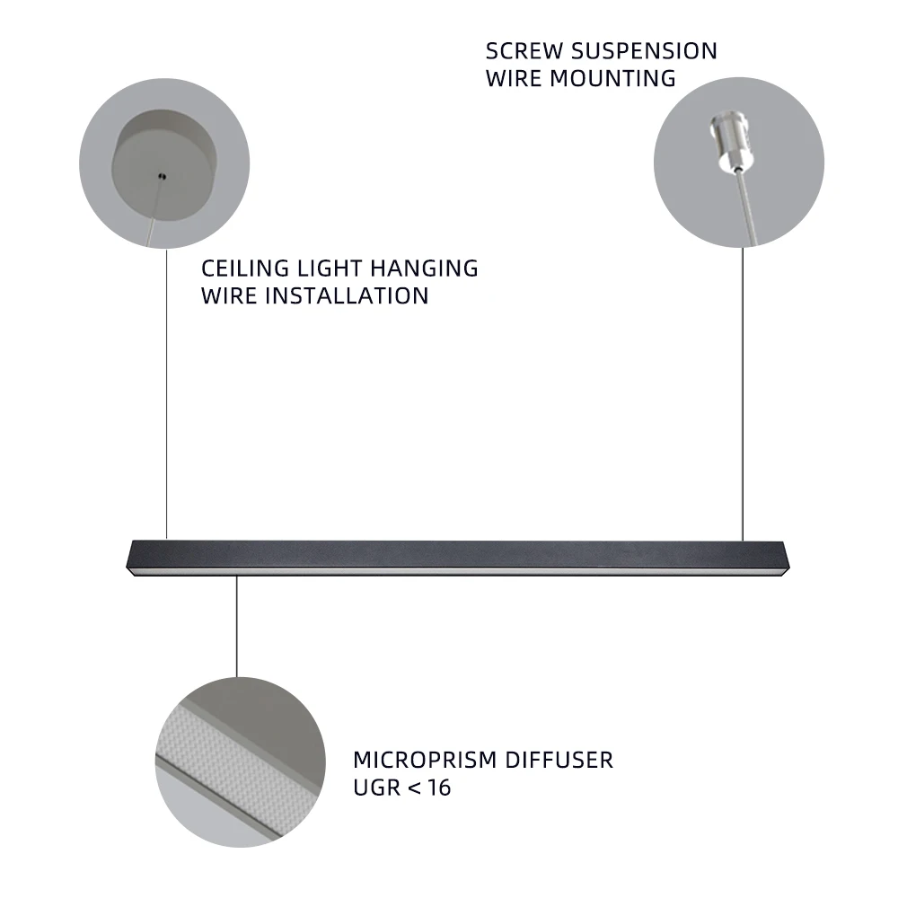 Modern Hexagon Linear Pendant Light LED Kitchen Bar Dining Room Chandelier with Remote Control Showroom Display