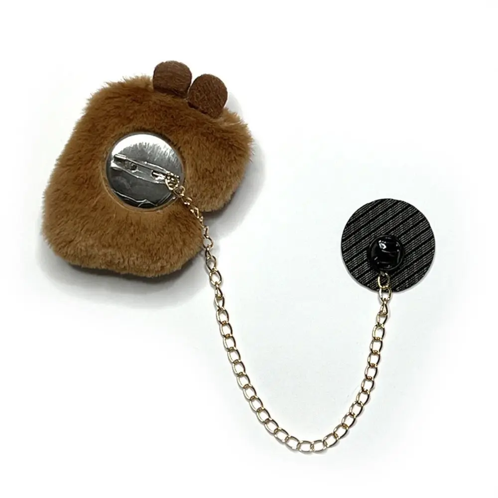 Chain Star Capybara Brooch Jewelry Kapibara Creative Capibara Badge Fashion Lapel Kapibara Pin Skirts