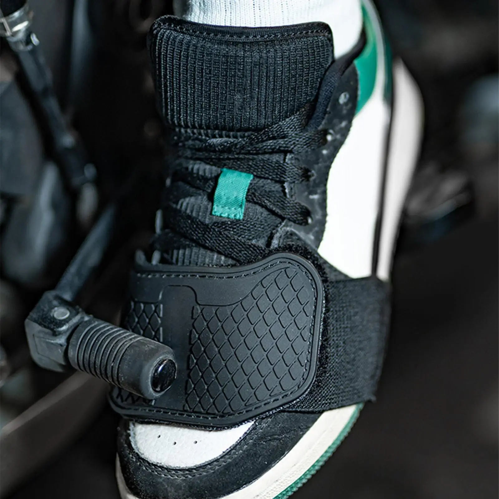 

Motorcycle Shoe Protector Universal Secure Soft Protective Gear Shoe Protector Shifter Pad For Adults Lovers Families Friends