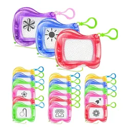 3-10PC Magnetic Keychain Graffiti Writing Pad for Kids Birthday Party Baby Shower School Celebration Evening Carnival Party Gift