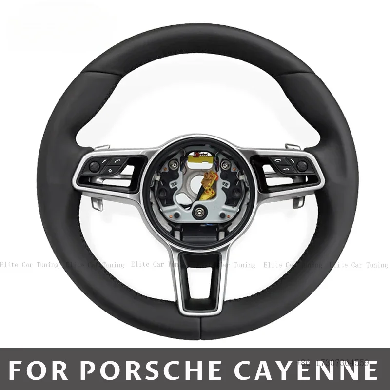 

Модифицированный руль из кожи Nappa для Porsche Panamera, Cayenne, Boxster, Cayman, 718, 911, 991, 970, 997. Автоаксессуары.