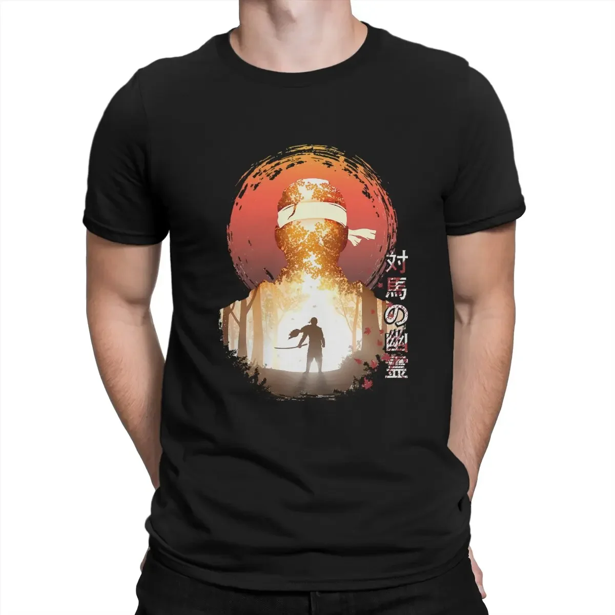 Classic Unique TShirt Ghost Of Tsushima Jin Sakai Leisure T Shirt Summer Stuff For Men Women