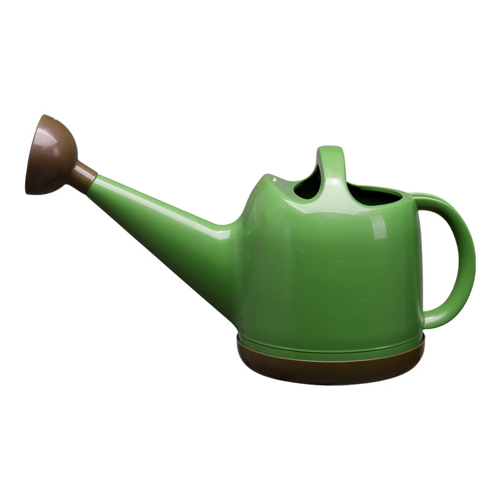 

4L PP Resin Cute With Handle Vegetable Flower Gardening Tools Watering Can Large Capacity Home Long Mouth Plant Sprinkler