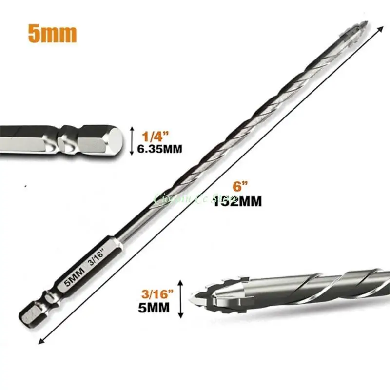 

X90F Эксцентриковое сверло Четырехгранное эксцентриковое спиральное сверло 4/5/6/8/10/12 мм