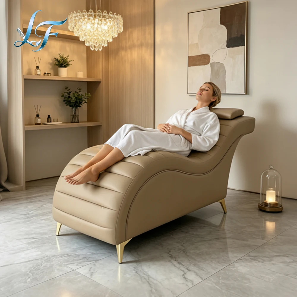 

Curvy Arc Hallow Leather Lash Bed Beauty Eyelash Extensions Salon Furniture For Professional Beauty Salons