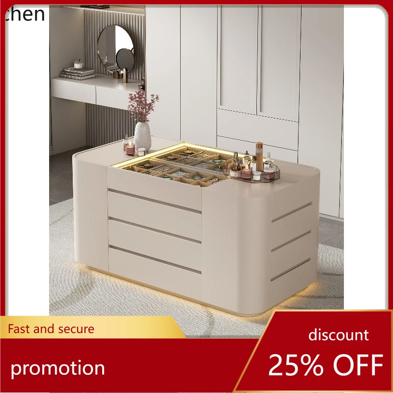 

HXL Cloakroom Center Island Solid Wood Storage Chest Display Cabinet