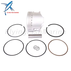 Motore fuoribordo muslimah STD Set pistone e anello muslimt 00 per Yamaha 25HP 30HP 40HP 50HP 60HP, 65mm