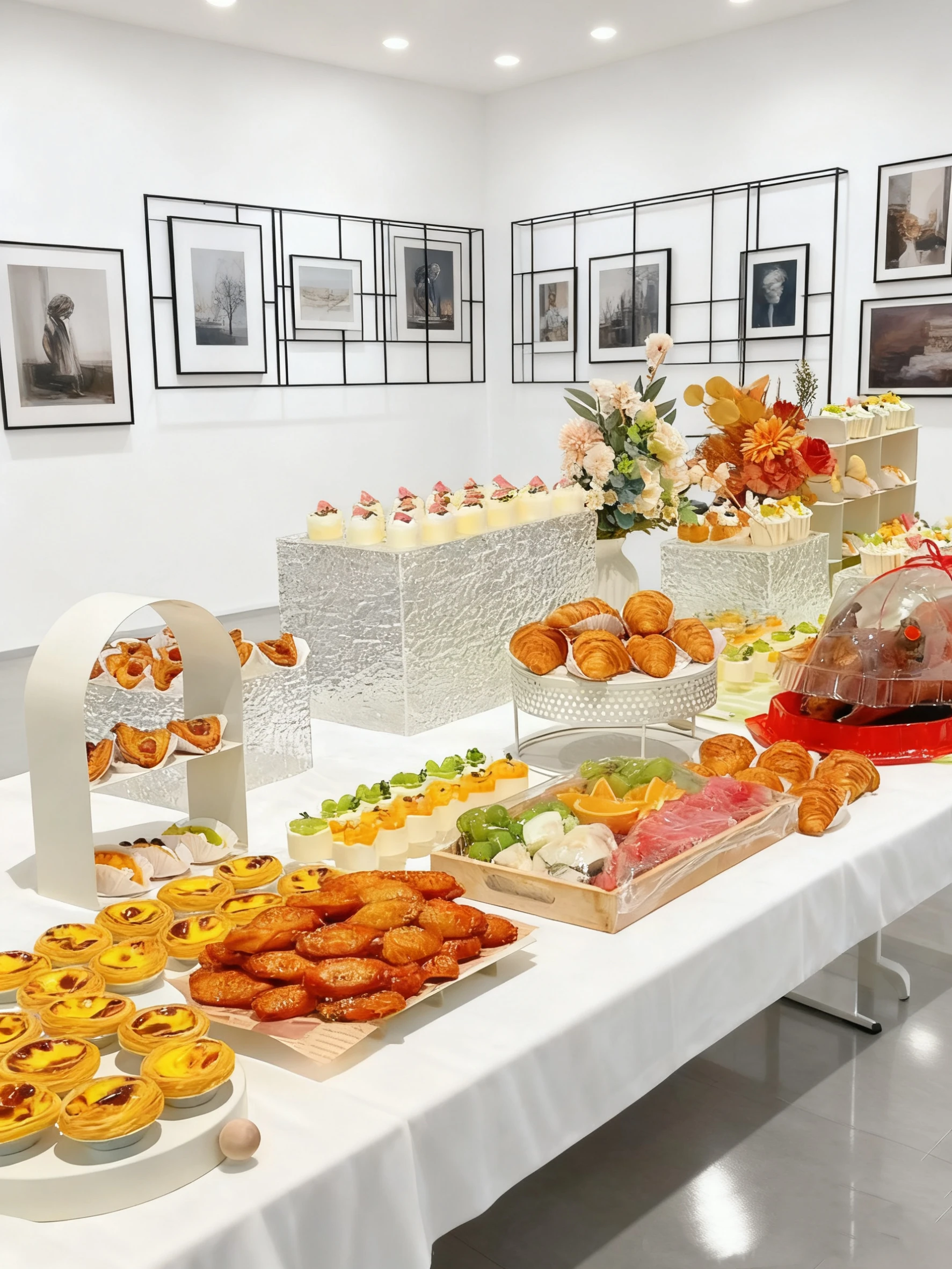 13PcsMulti - Style Textured Acrylic Cake Stands Outdoors Wedding Decoration Indoor Party Dessert Display Racks Baking Shop Props