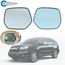 MTAP For HONDA CRV CR-V 2007 2008 2009 2010 2011 With Heated Outer Rearview Side Mirror Glasses White Blue Lens