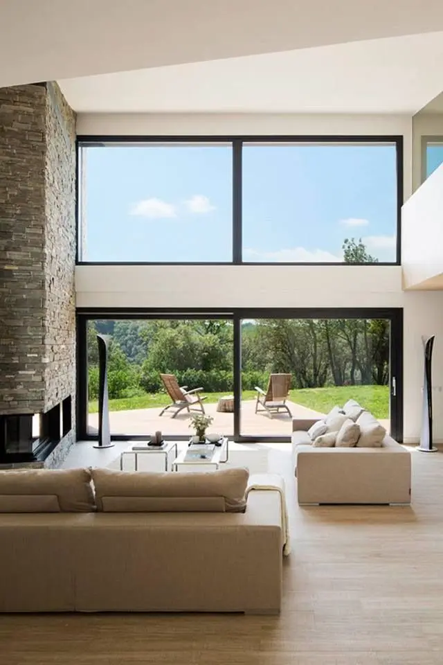 

Custom Balcony Aluminium Sliding Doors Metal Framed Waterproof Patio Door Noiseless Exterior Sliding Glass Door for Balcony