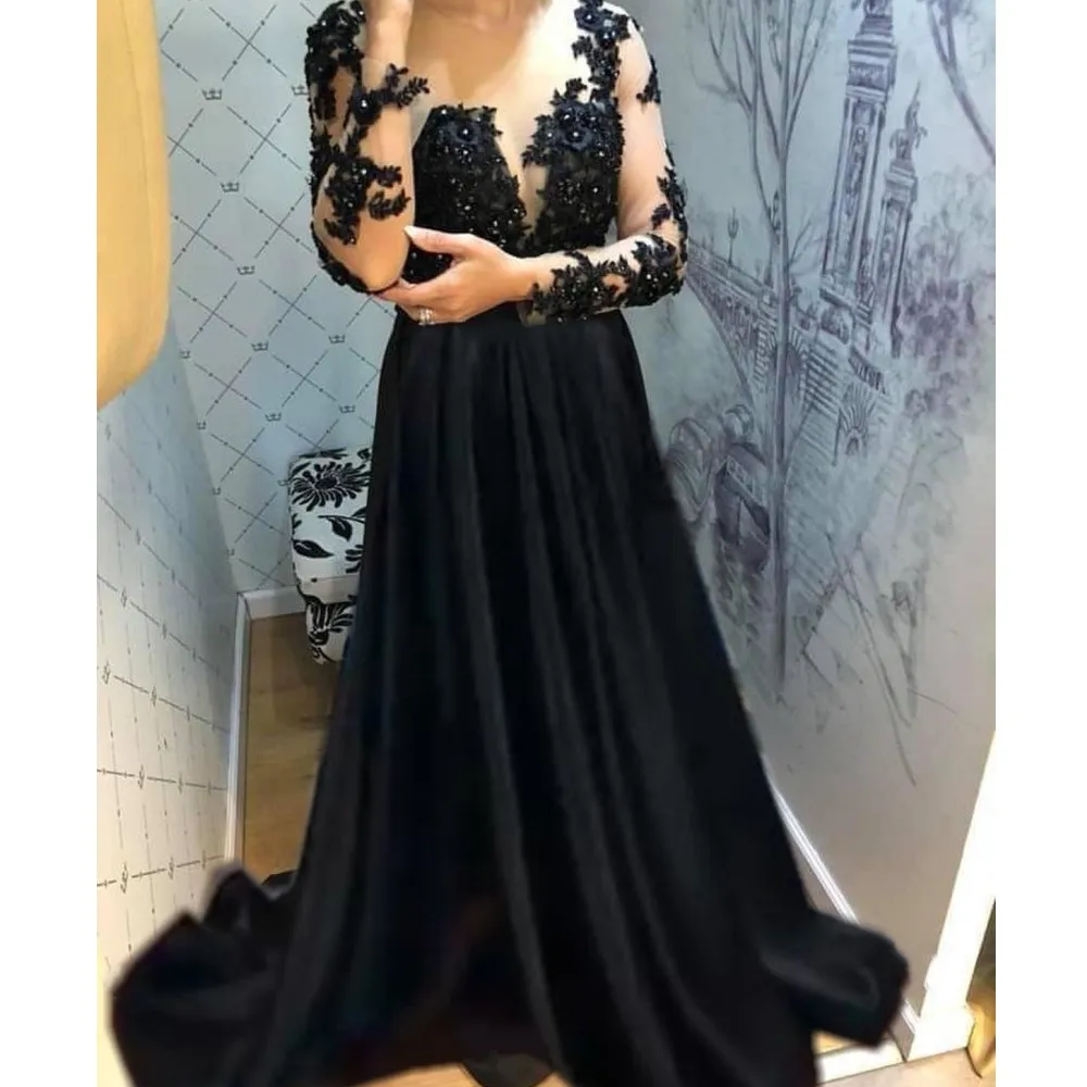 

Woman Prom Evening Dresses 2020 Ball Gown Long Party Night Elegant Plus Size Arabic Formal Dress Gown