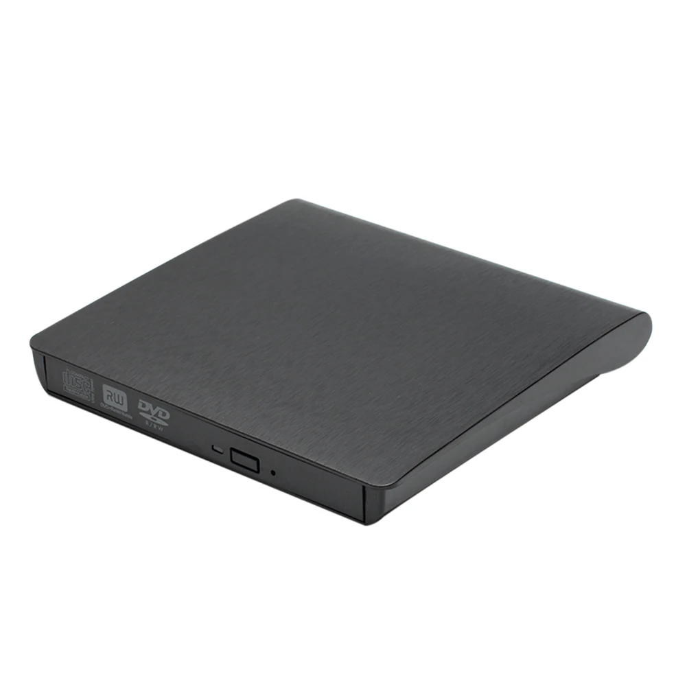 كاتب أقراص DVD RW خارجي رفيع USB 3.0 مع محركات أقراص بصرية من النوع C مشغل أقراص DVD المحمول CD-ROM للكمبيوتر المحمول وسطح المكتب Apple