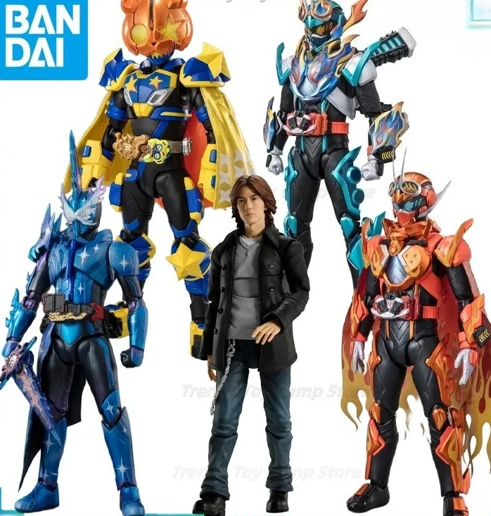 

Оригинальная подвижная модель BANDAI S. H. Figuarts Rider Limited Edition Qianqiao, PunkJack, Gotchard, изысканная модель