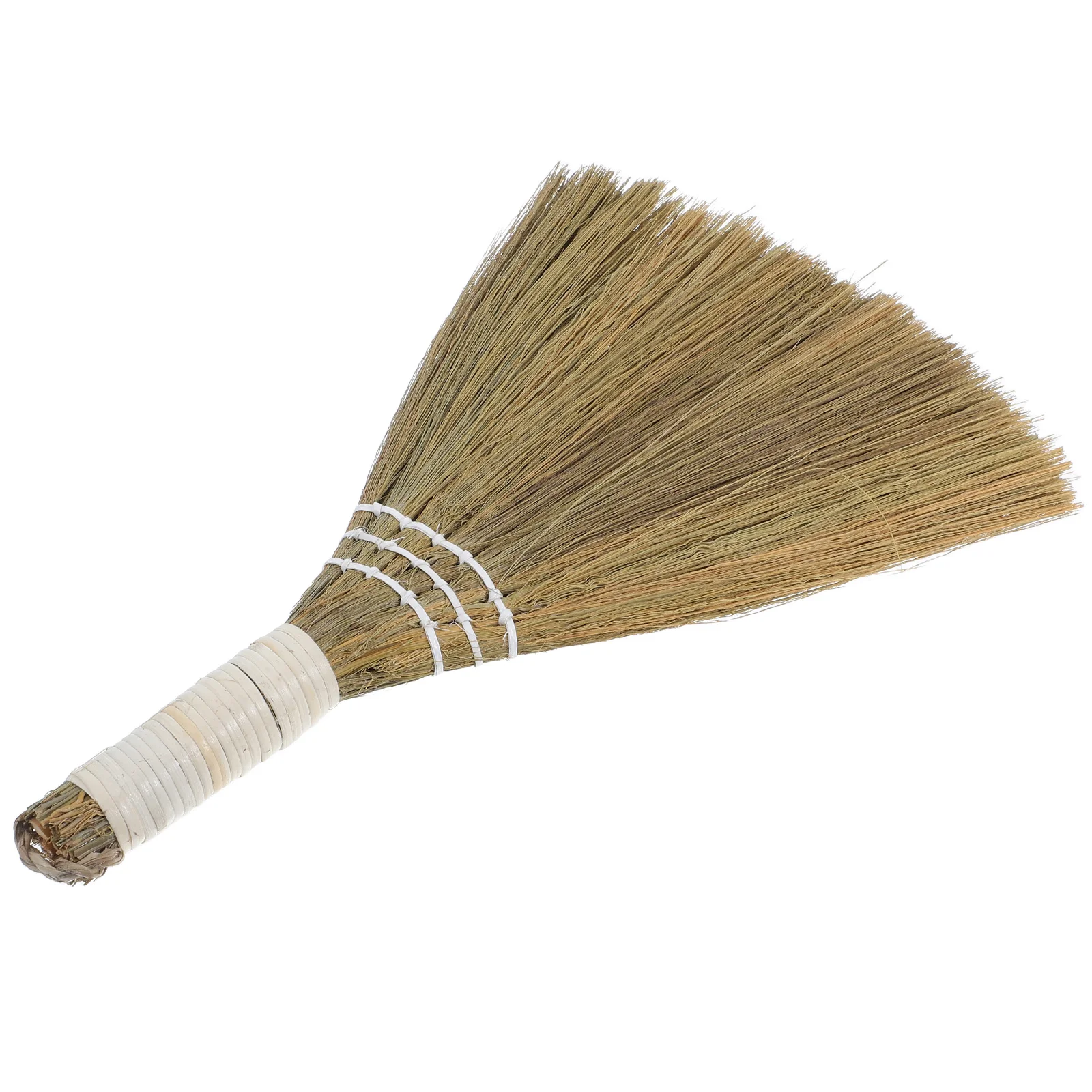 

Holding A Broom Straw Broomstick Handheld Camping Toddler Miscanthus Indoor Cinnamon