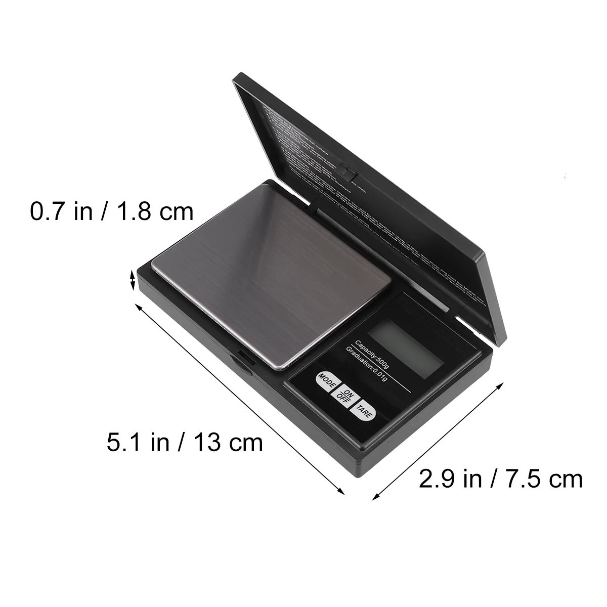 0 1 Gram Precision Scale Formula Dispenser Digital Packet Jewelry Pocket 01g Number