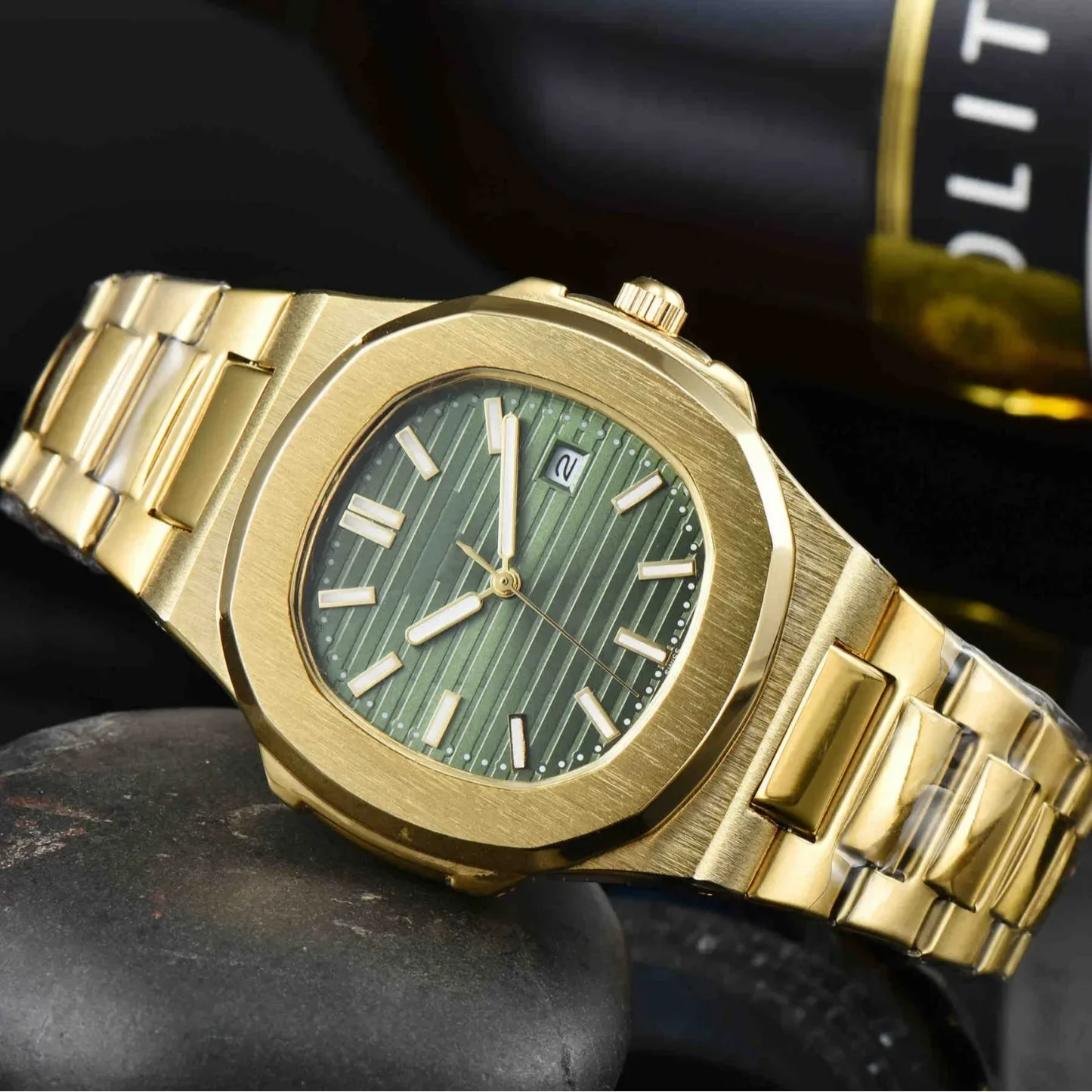 2025 New Top Brand Luxury Quartz Watch Original Fashion Business Waterproof Simple Watches for Men Casual Retro Calendar Clock