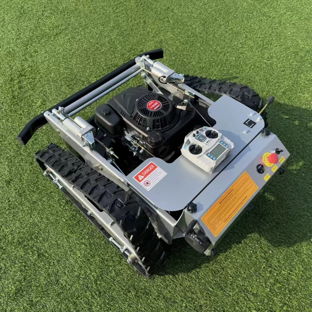 RC Multifunctional Lawn Mower Electric Grass Cutter Shredder Bulldozer Snow Blower Remote Control Outdoor Garden Trimming Tool