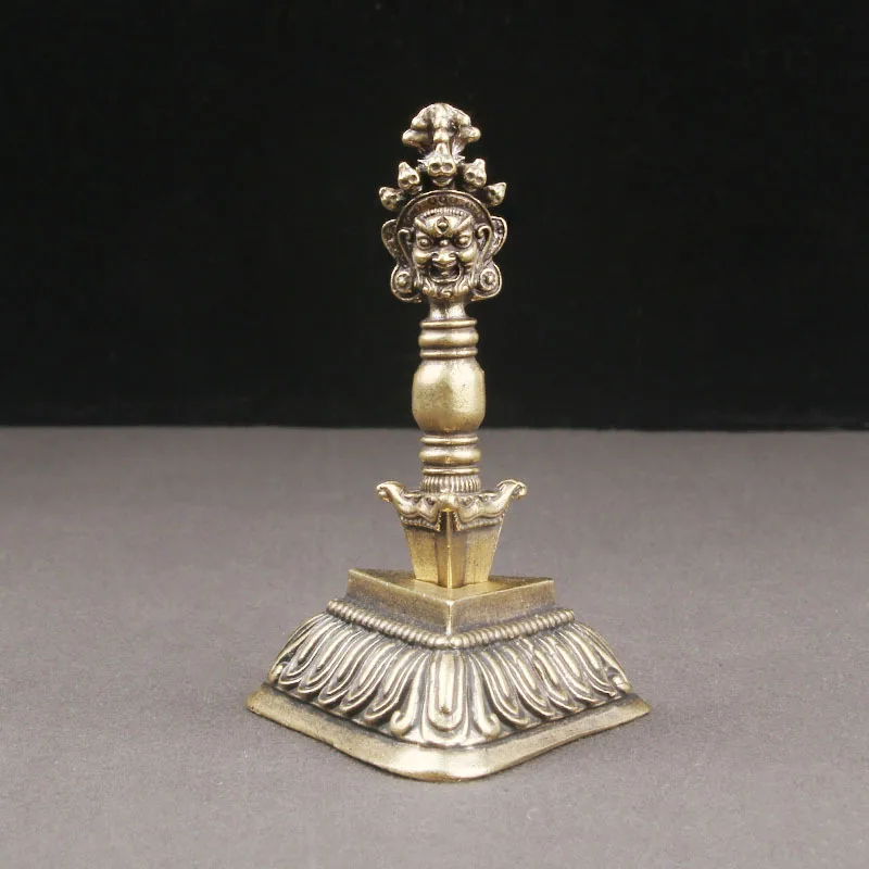 

Brass Filthy Vajra Pestle Tabletop Decoration Xizang Religious Magic Instrument Subduing Pestle