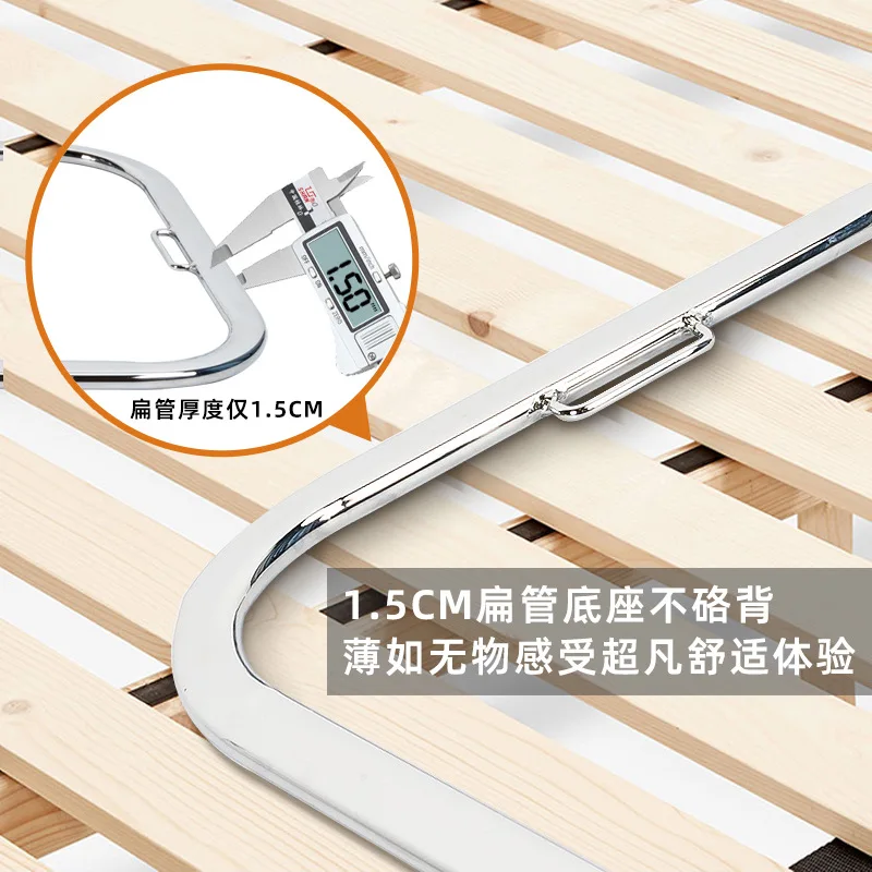 Tool-Free Bedside Foldable Assist Rail, Elderly & Pregnant Get-Up Safety Grab Bar for Nursing Home Use
