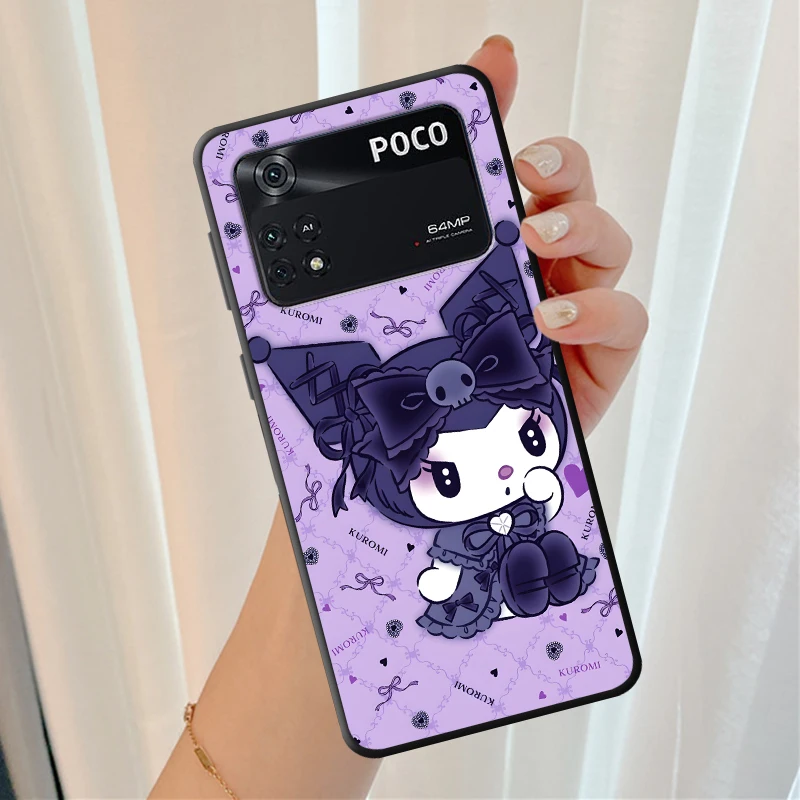 الكرتون الثلاثي ميلودي و كورومي لينة شل جراب هاتف ل Xiaomi Poco X7 C71 M5s M7 X3 NFC C51 C61 X5 X4 Pro C75 M3 M4 Pro C40