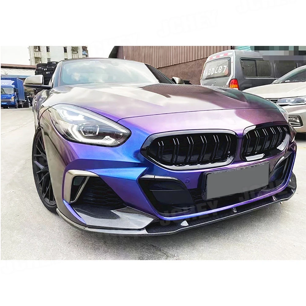 JCHEY for BMW Z4 G29 M Tech 2019-2021 Body Kits Carbon Fiber Front Bumper Lip Spoiler FRP Front Bumper Lip Car Accessories - Image 5