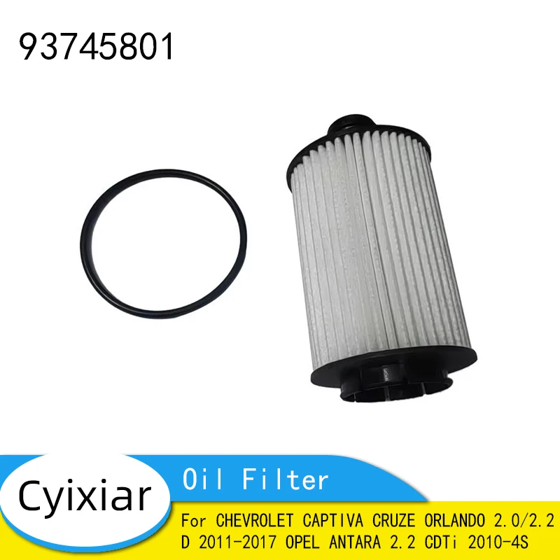 Oil Filter 93745801 For CHEVROLET CAPTIVA CRUZE ORLANDO 2.0/2.2 D 2011-2017 OPEL ANTARA 2.2 CDTi 2010-4S