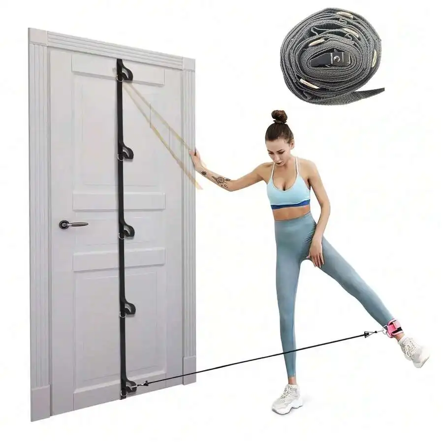 

Door Resistance Band, No Drilling Or Installation Required, Home Gym Equipment Fitness Accessory, Portable Workout Equipment