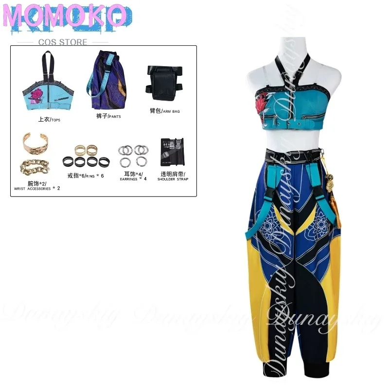 

Didi 211KPop Охотники на демонов Фильм Зои Руми Мира Три персонажа с красочными поющими костюмами Косплей Костюм Полный