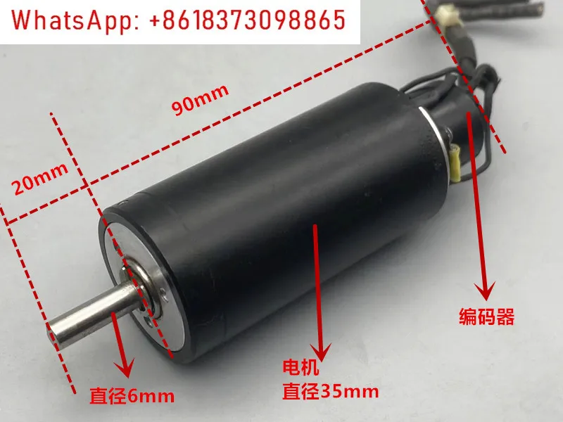 

1PCS 43.035.000 DC servo motor RE35 with encoder