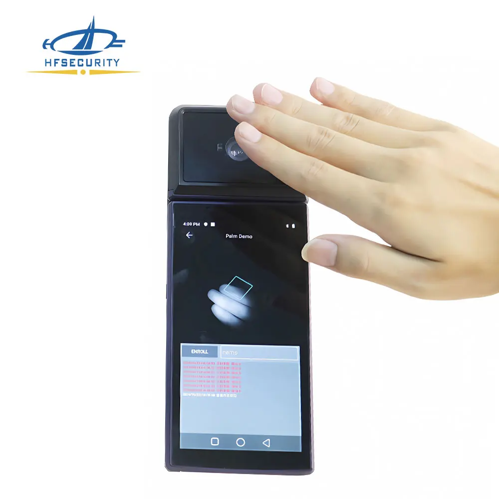 HFSecurity HP605PV Palm Vein POS Terminal NFC Payment Integration Convenience Store Solution Contactless Retail