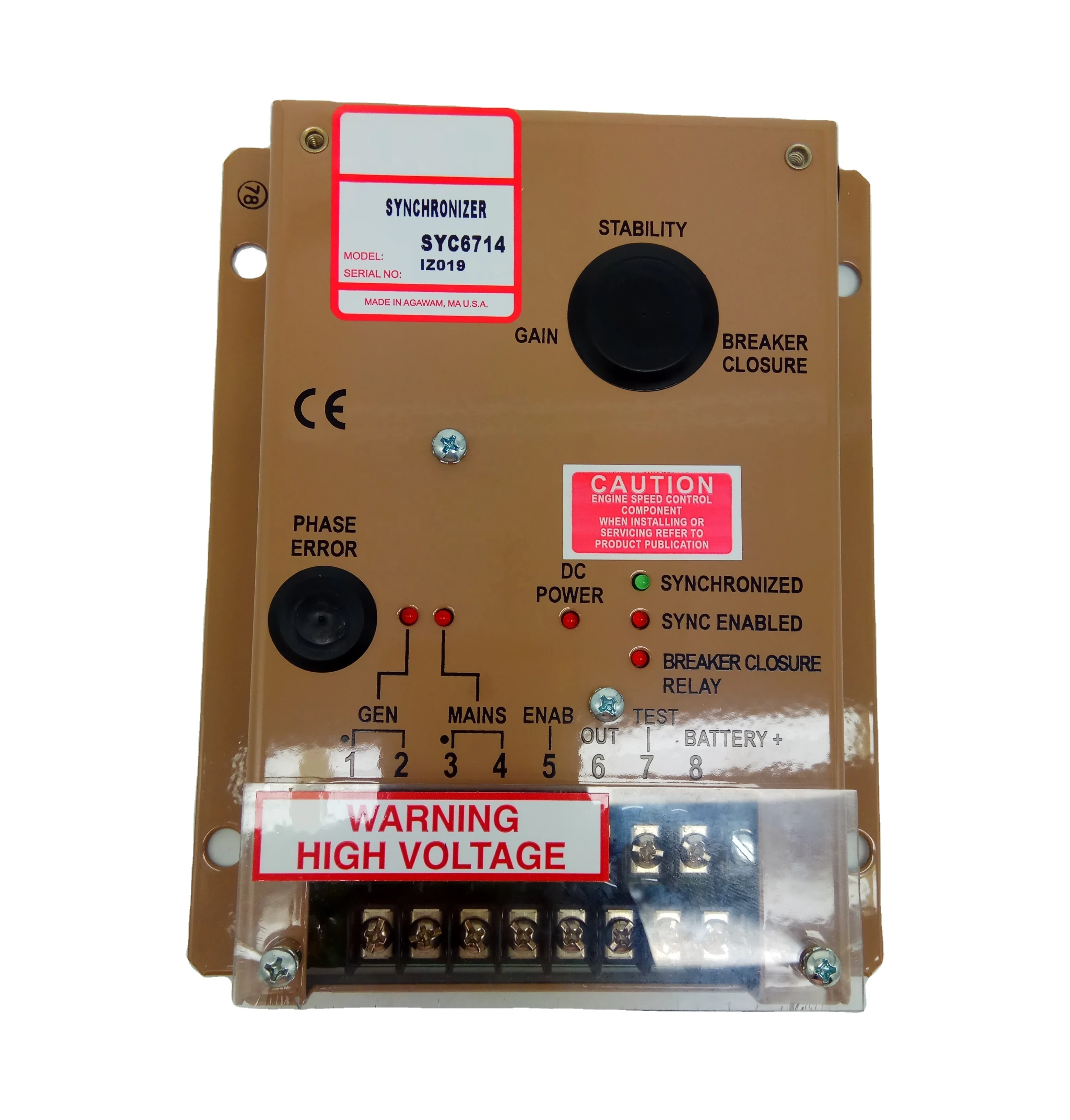 

Oem Genuine Genset Generator Parts Engine Synchronizer SYC6714