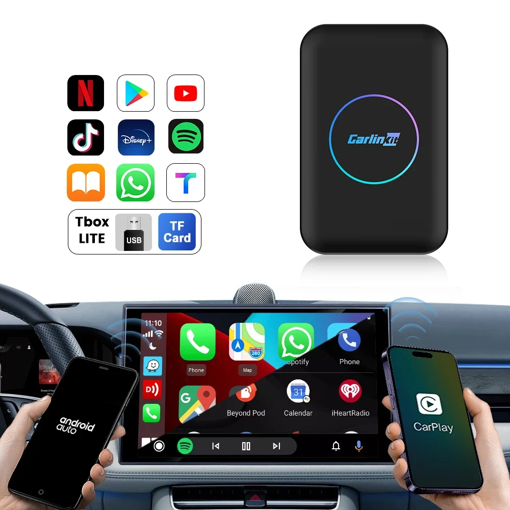 

Carlinkit Android Box Wireless Car Play Ai Box Media Adapter Carplay Android Auto Portatil Magicbox Car Play