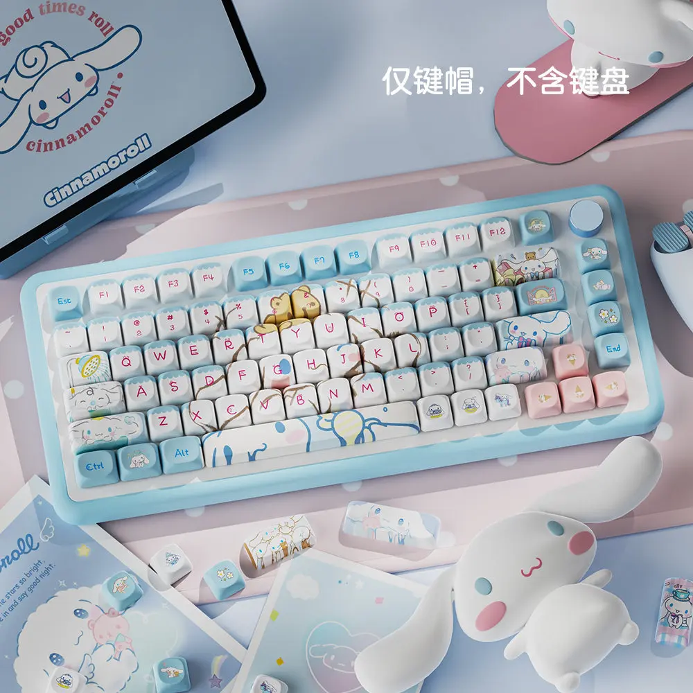 

Yugui dog keycap MOA sublimation PBT cute keycap adaptable magnetic axis from custom mechanical keyboard cap