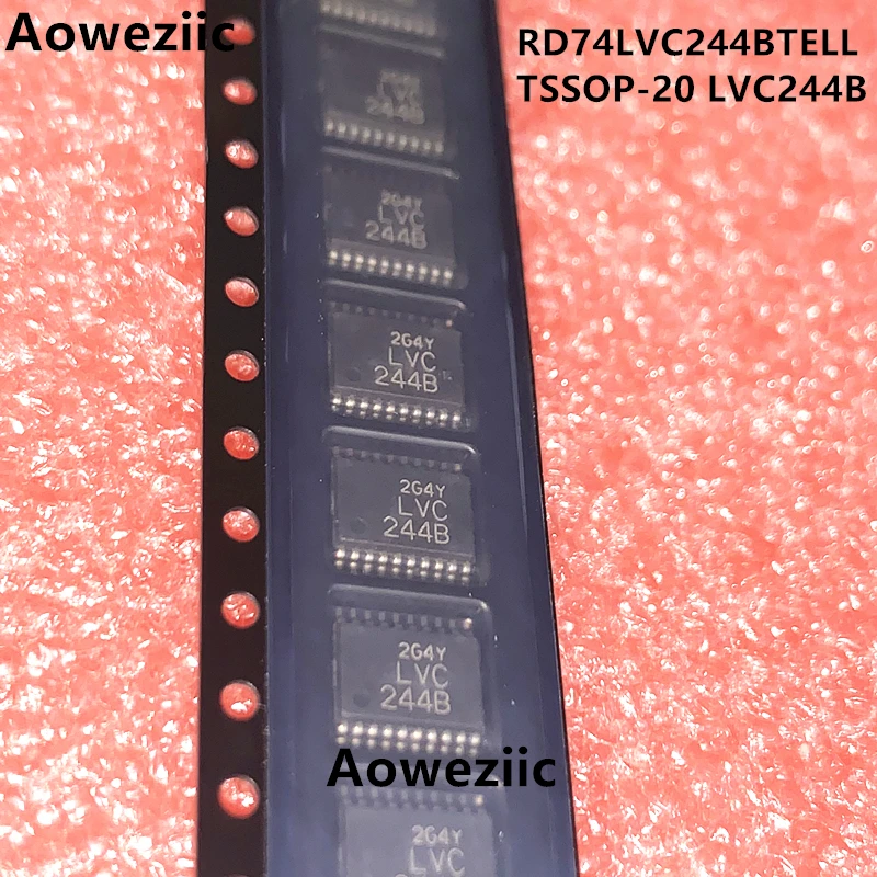 RD74LVC244BTELL TSSOP-20 silk printed LVC244B line driver chip IC original