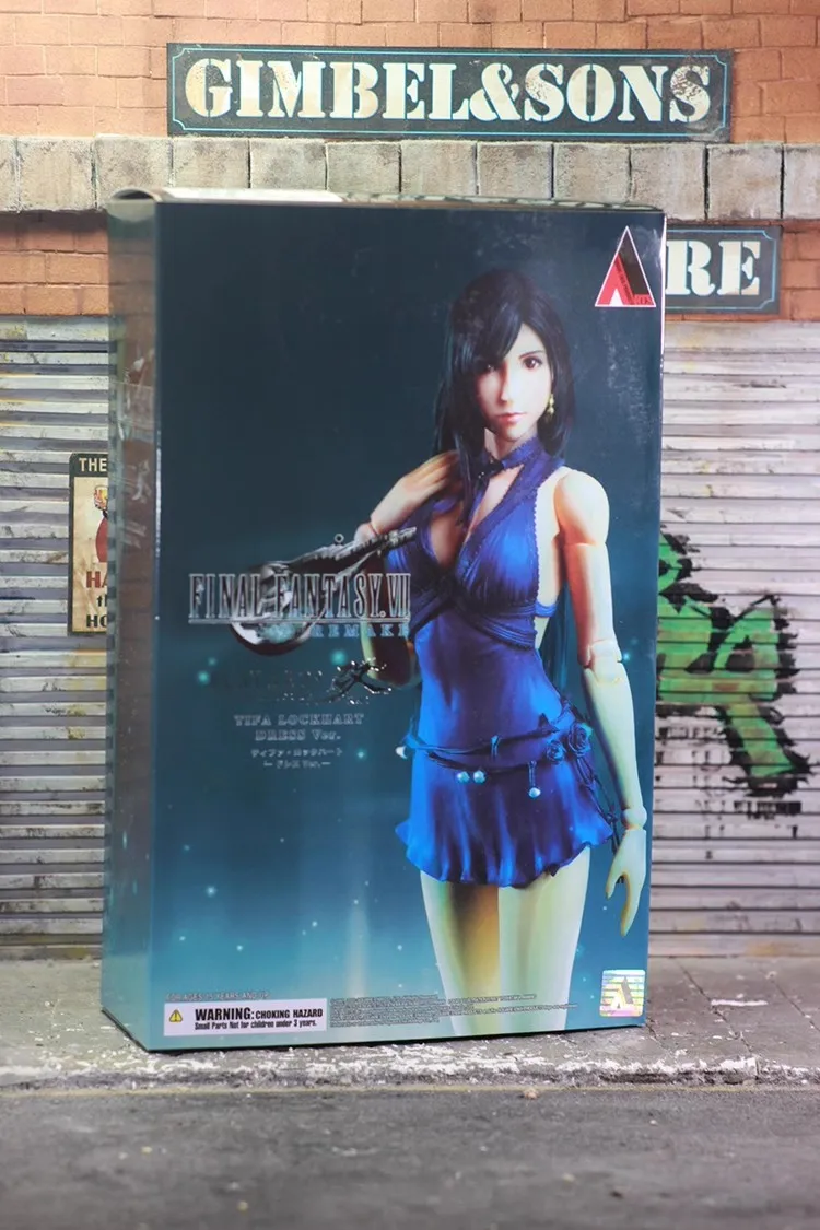 プレイアーツ ファイナルファンタジー FF7 リメイク ティファ・ロックハート ドレス チャイナドレスバージョン アクションフィギュア コレクタブル デスクトップオーナメント モデル ギフト