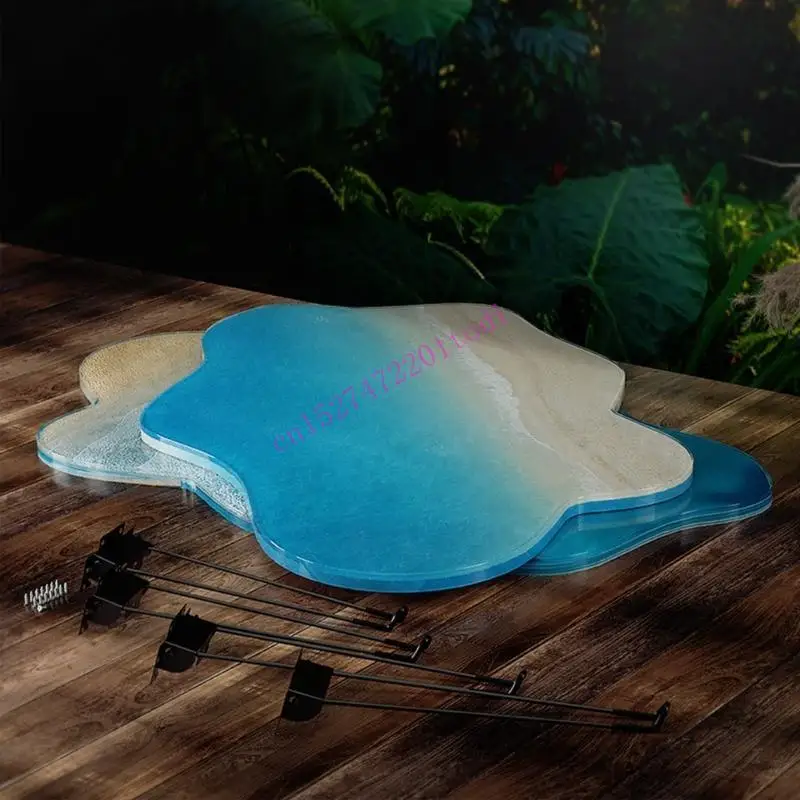 

M76B Silicone Irregular Tabletop Drop Mold for Epoxy River Table Making Form Resin Casting Jewelry Making Home Decor