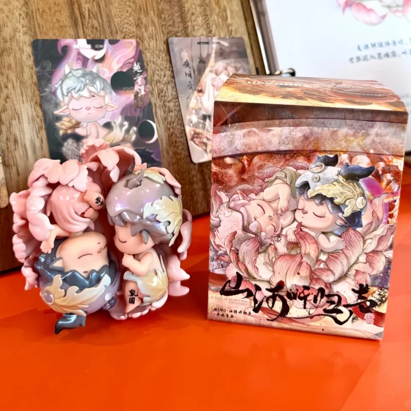 

Mimi Mountain River Return Sound Series Blind Box Mythical Figurines Home Decor Trendy Toy Collectibles In Stock New Decor Items
