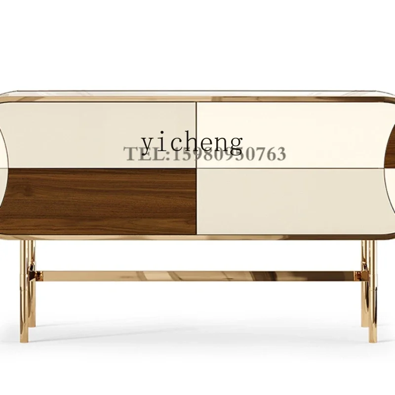 TQH6.23 Post-Modern Minimalist Sideboard Cabinet Light Luxury TV Locker Designer Sample Room Living Room Entrance Cabinet