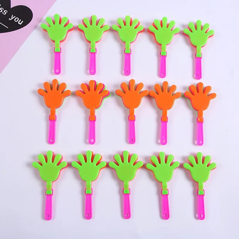 15/30Pc Colorful Mini Hand Clapper Cheering Props Clap Your Hands Toys for Kids Birthday Party Favors Baby Shower Pinata Fillers