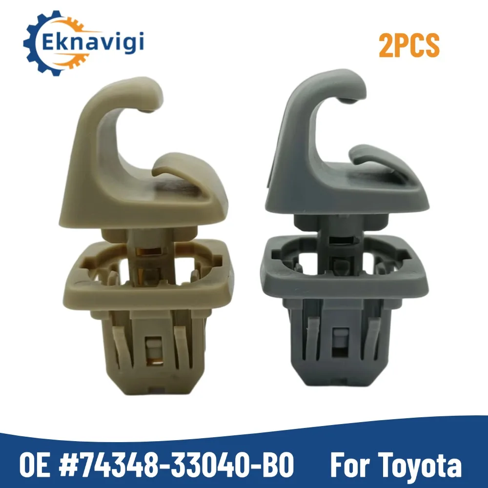 2PCS For Beijing Benz Dyck 300C Chrysler Shade Board Buckle Fixed Clip Sun Shield Board  Clip Fastener OE#1EJ51BD1AA