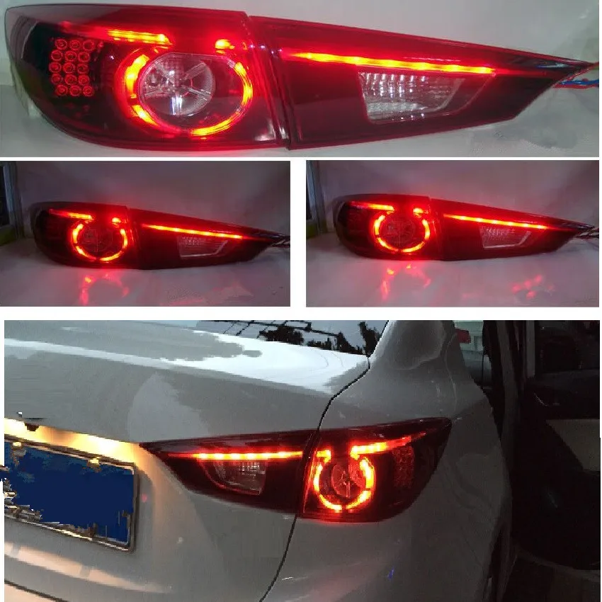 2014 2015 2016 Led Rear Lights Fit For Mazda Axela Mazda3 2017 2018 2019 Tail Lamp Lamps With Led Brake Turn Signal Lights 2021