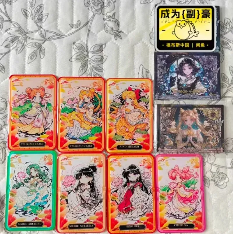 Sailor Moon Anime Fridge Magnets Cute Girl Character Single Card Magnets Set Home Decor Collection Gifts - view 2