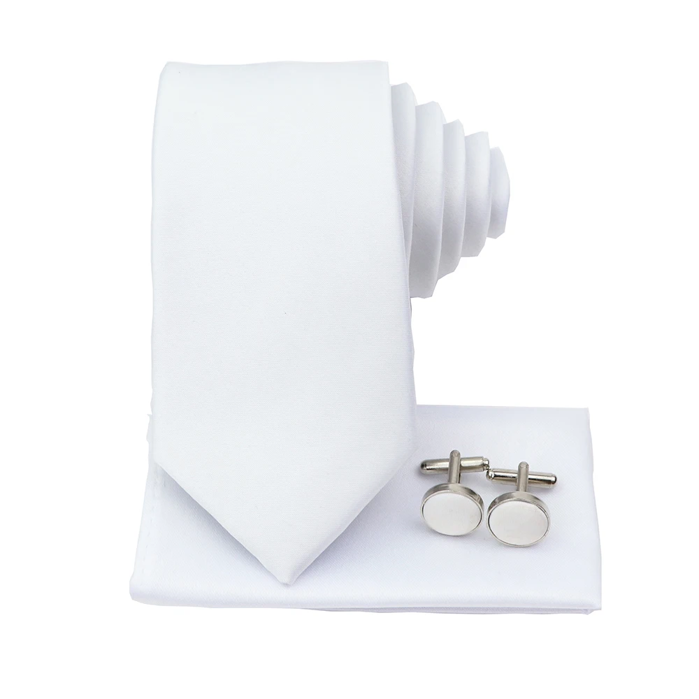 Men\'s Colorful Polyester Necktie Bowtie Cufflink Brooch Set Sage Green Pink Ties Business Wedding Party Shirt Accessories Gift