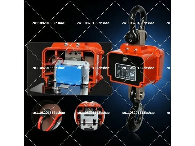 Heavy Duty Digital Crane Scale 2T 3T 5T 10T Electronic Hanging Hook Weighing Scale for Industrial Overhead Hoist Suspended Load