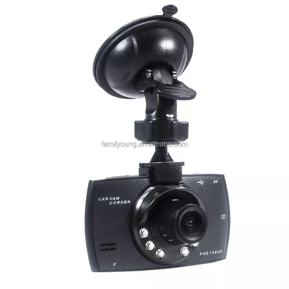 G30 6LED 480P 2.4'' Car DVR Dash Cam Car DVR Camera 140 Degree Tachograph IR Night Vision Digital Car Dash cam recorder