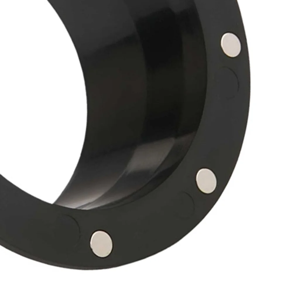 4-Inch Magnetic Connector System for Dust Extraction Equipment Featuring Shock Absorbing Rubber and Secure Fit Design