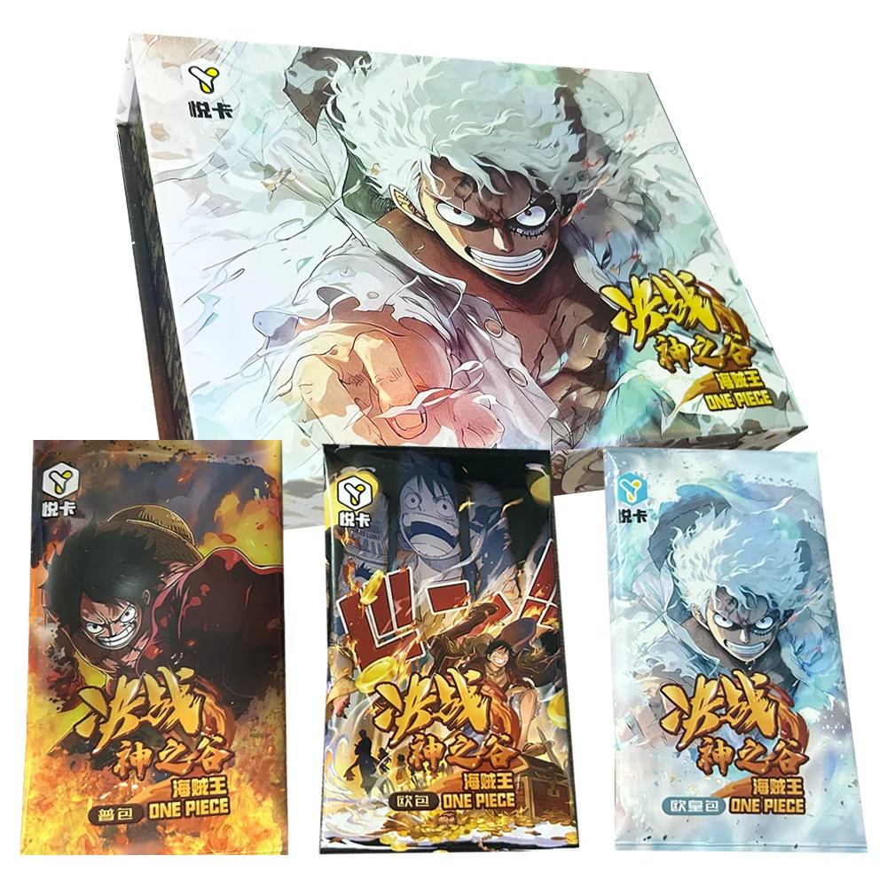 

Wholesale New One Piece Collection Cards Rare Booster Box Pack Anime Luffy Zoro Nami Chopper TCG Child Birthday Gifts